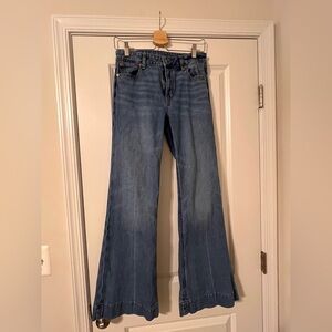American Eagle Outfitters Light Blue Flare Jeans